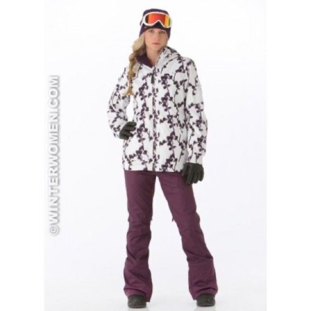 Burton White Collection women’s snowboard jacket, Large